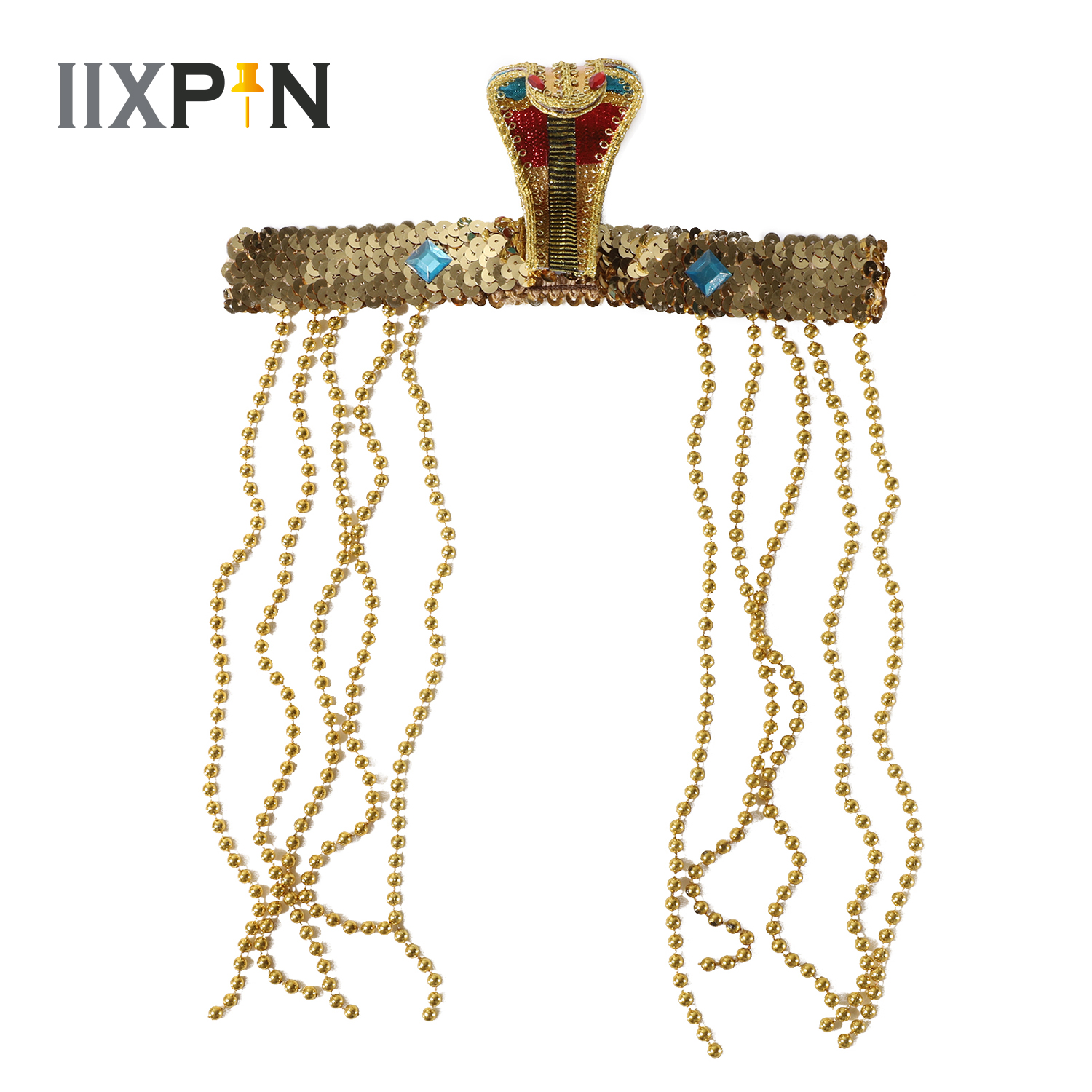 Egypt Cosplay Anime - Retro Ancient Egypt Queen Headdress Snake