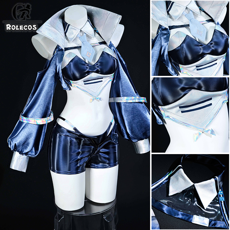 Cosplay Anime Black - ROLECOS Game Azur Lane USS New