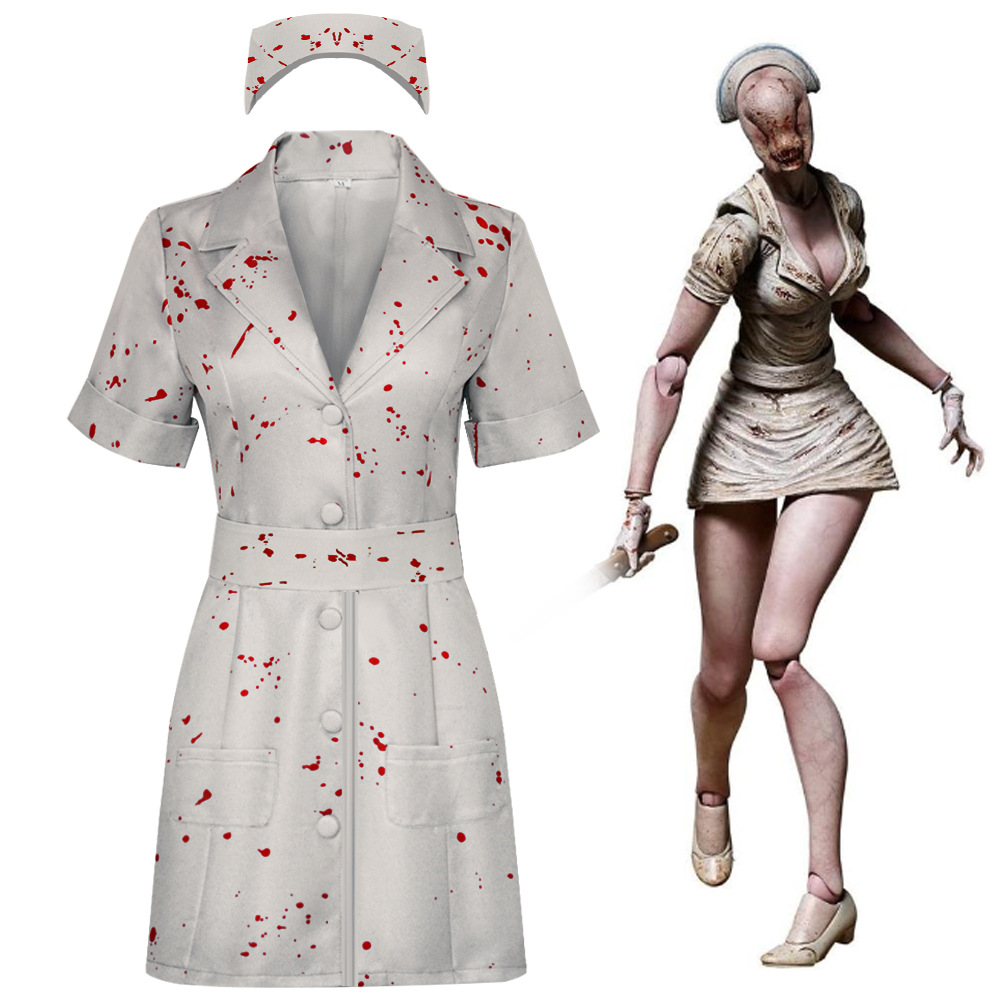 Anime Zombie Cosplay - Silent Hill 2RE Female Nurse Cosplay