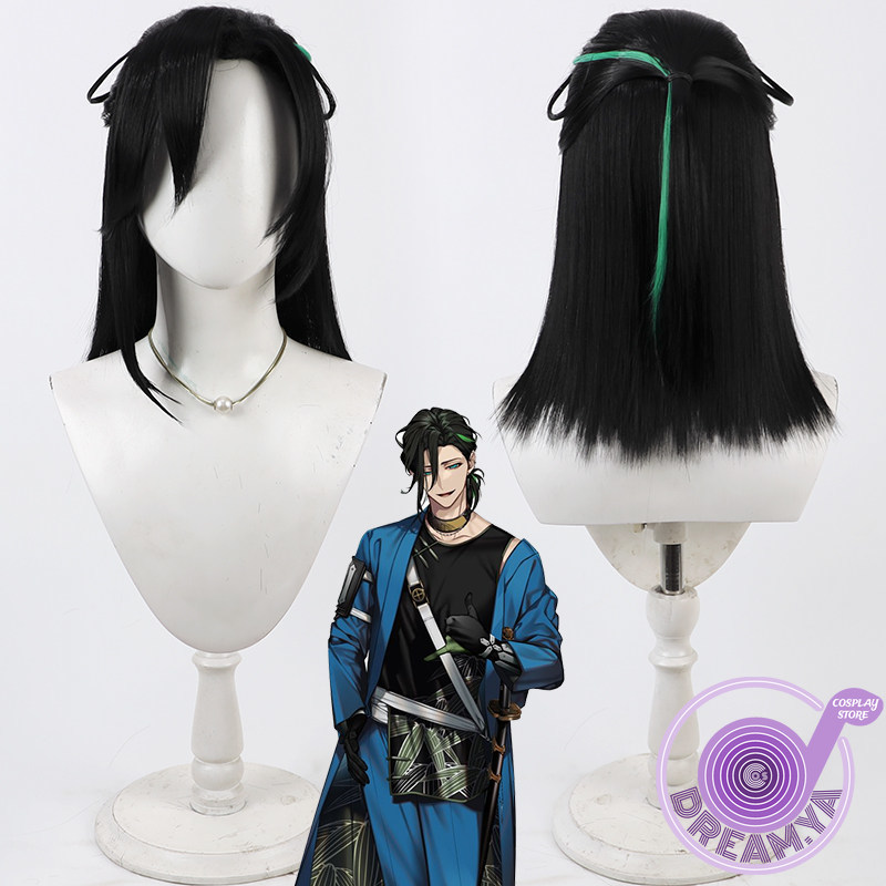 Cosplay Anime Black - Sasanuki Cosplay Wig Touken Ranbu Black