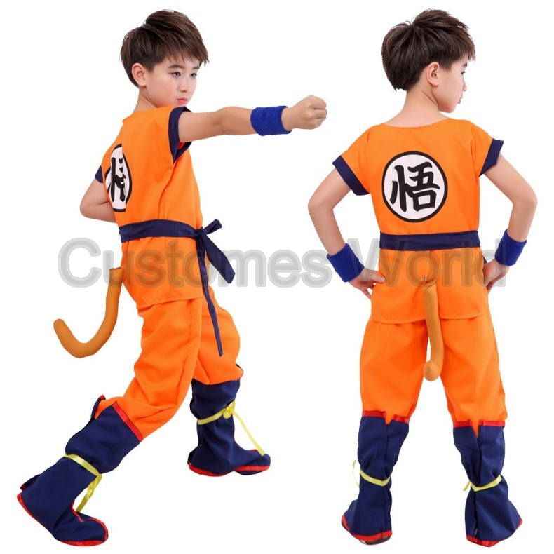 Anime Cosplay Boy - Boys Girls Halloween Son Goku Cosplay
