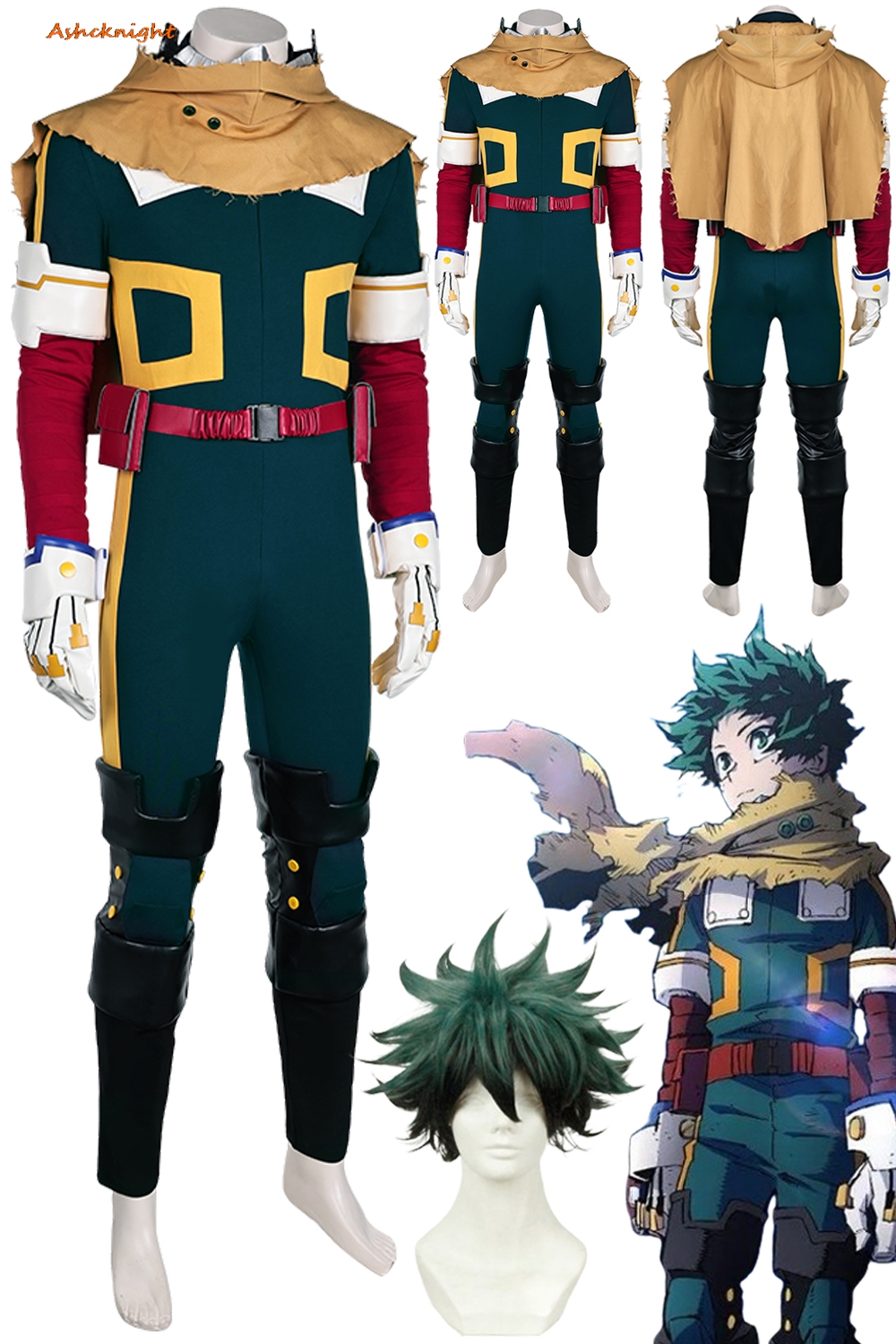 Anime Cosplay Waifu - Midoriya Izuku Cosplay Costume Hero Anime