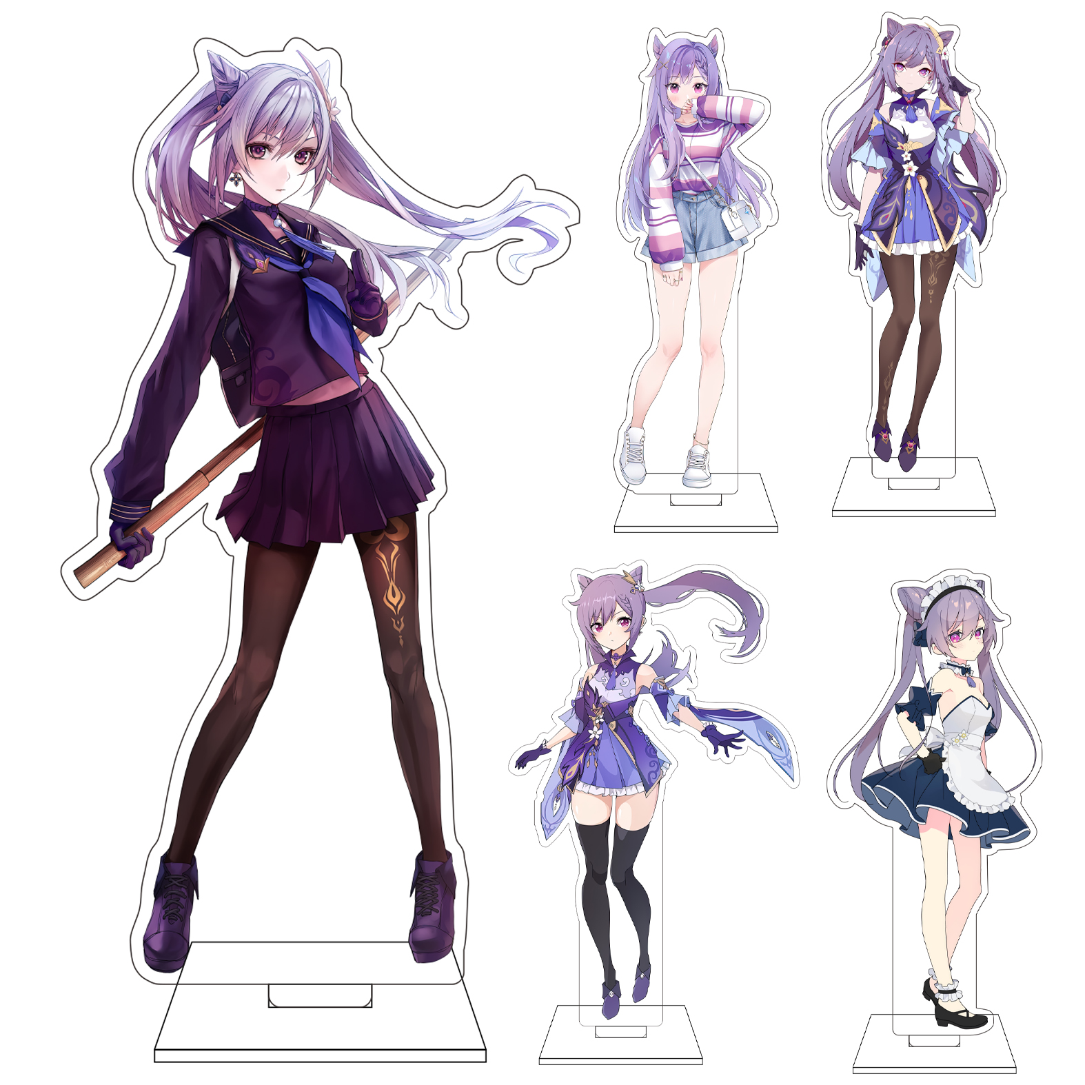 Anime Cosplay Props - 16CM Anime Genshin Impact Cosplay Acrylic