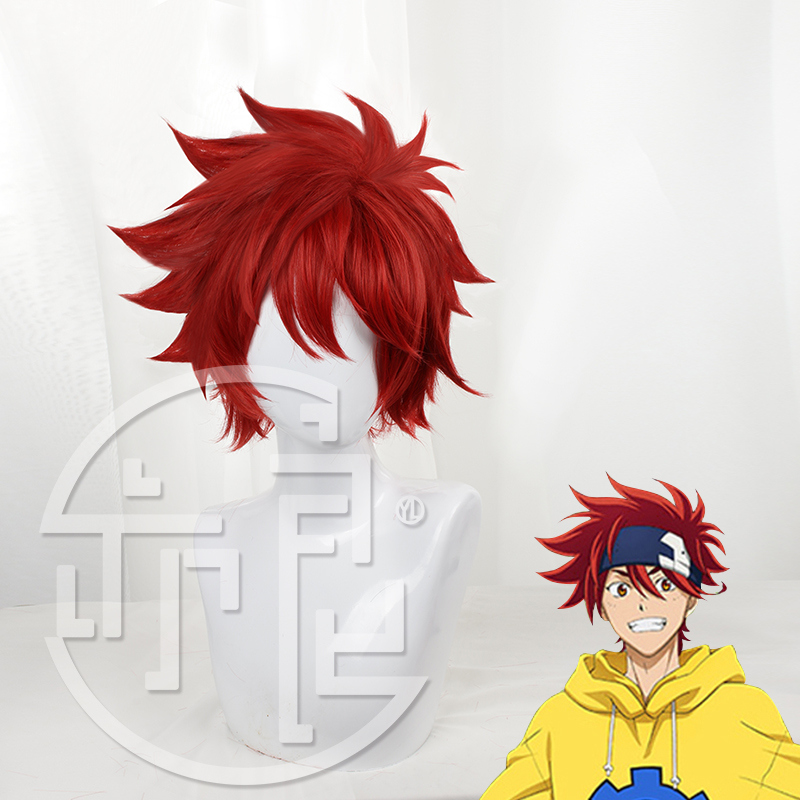 Anime SK8 the Infinity Reki Co - مراجعة Anime Cosplay Red Hair وسعره