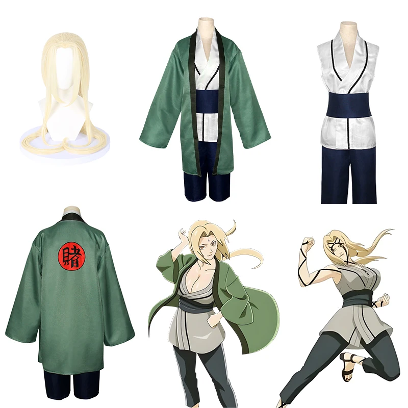 Tsunade Cosplay Costume Anime  - مراجعة Cosplay Anime Tsunade وسعره