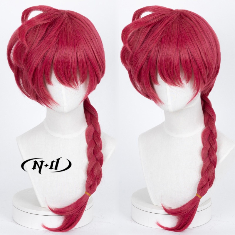 ND Ranma Saotome Cosplay Wigs  - مراجعة Anime Cosplay Red Hair وسعره