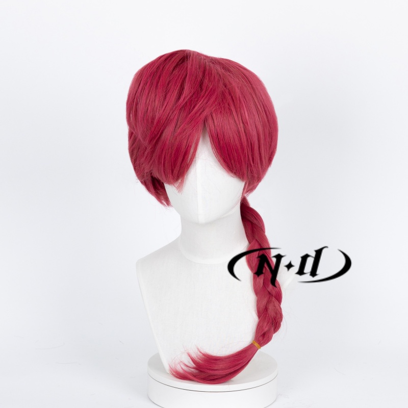 ND Ranma Saotome Cosplay Wigs  - مراجعة Anime Cosplay Red Hair وسعره