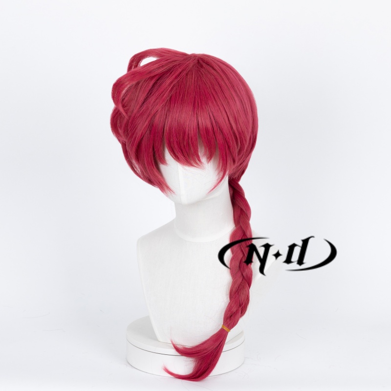 ND Ranma Saotome Cosplay Wigs  - مراجعة Anime Cosplay Red Hair وسعره