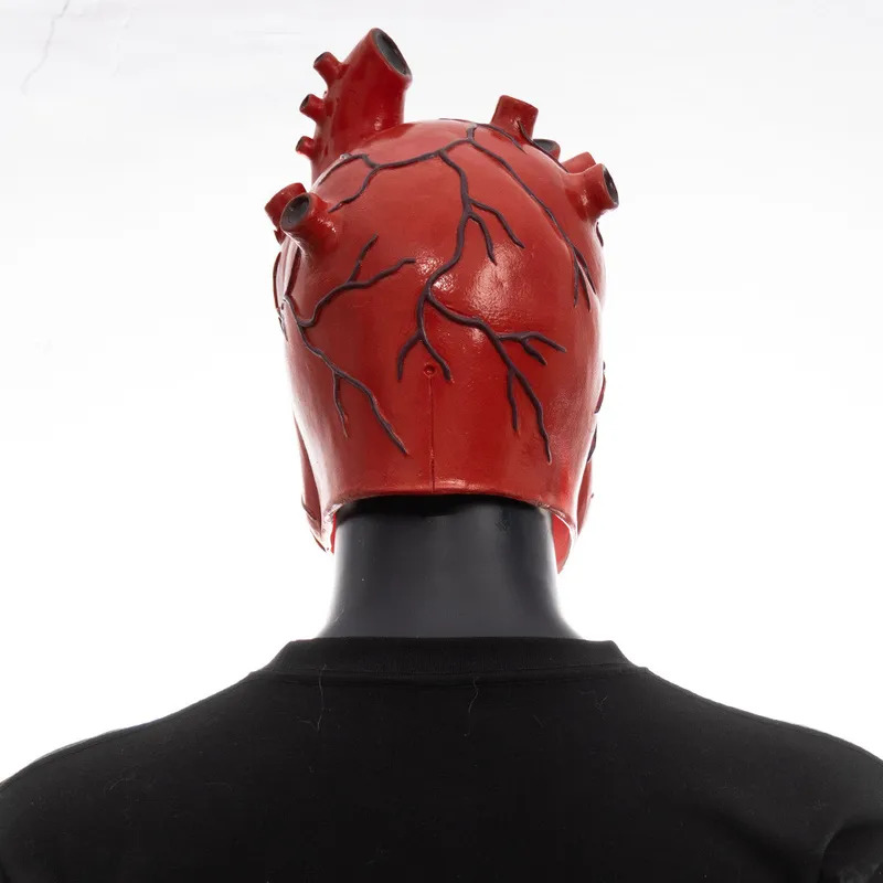 CyHorror Heart Mask Cosplay Sc - مراجعة Anime Cosplay Face وسعره