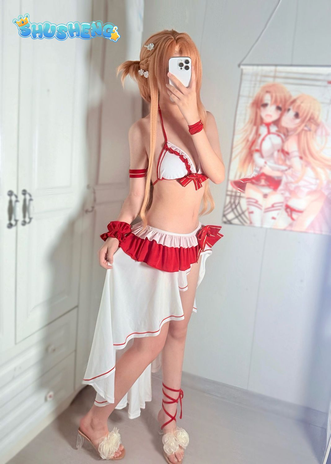 Yuuki Asuna Cosplay Costume An - مراجعة Anime Cosplay Girls وسعره