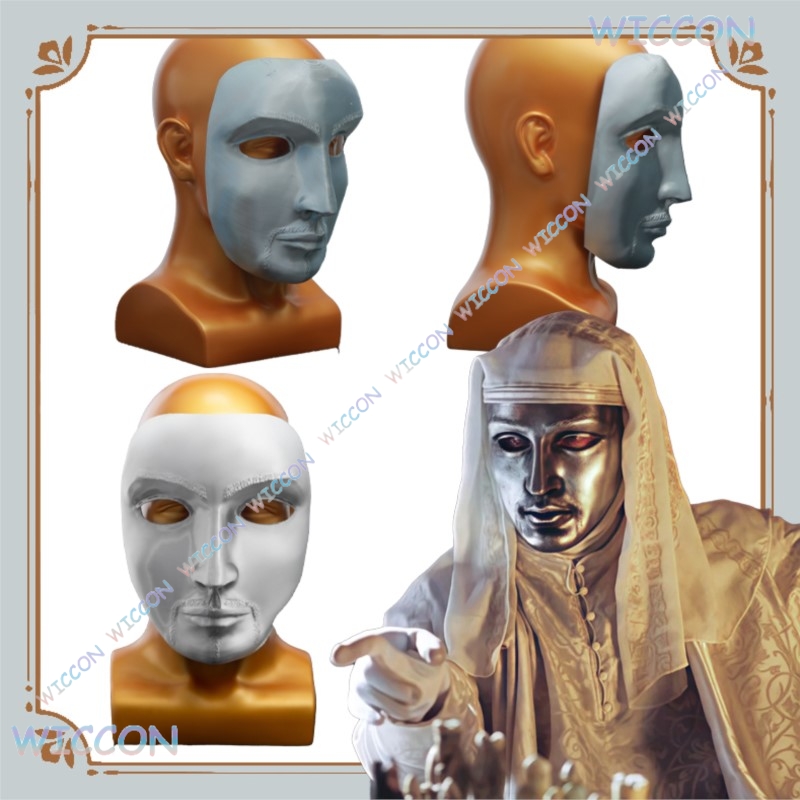 King DofHeaven King Baldw IIV  - مراجعة Anime Cosplay Face وسعره