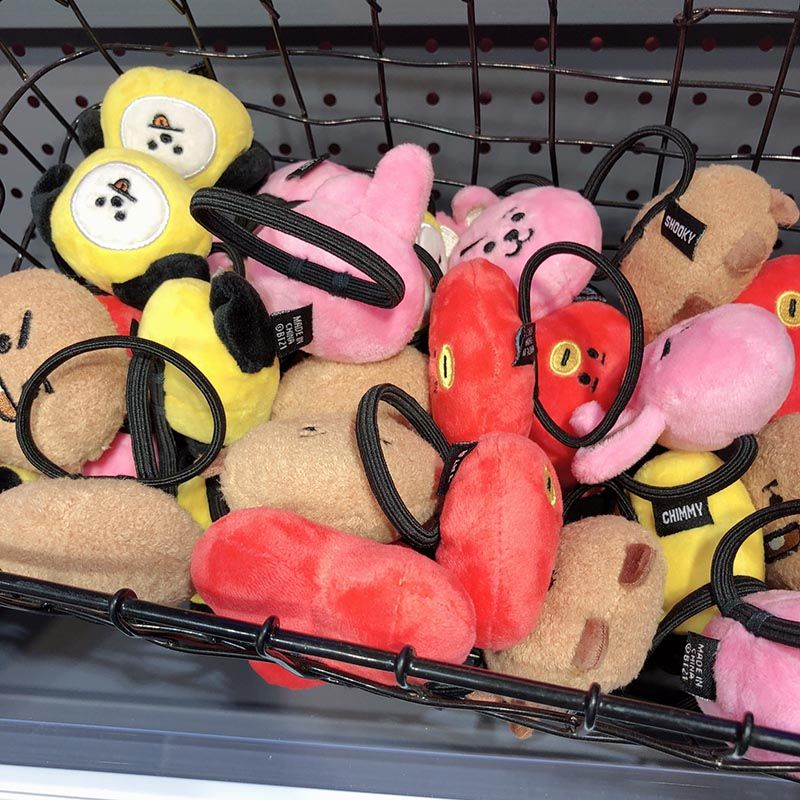 Kawaii BT21 Plush Hair Rope An - مراجعة Anime Cosplay Images وسعره