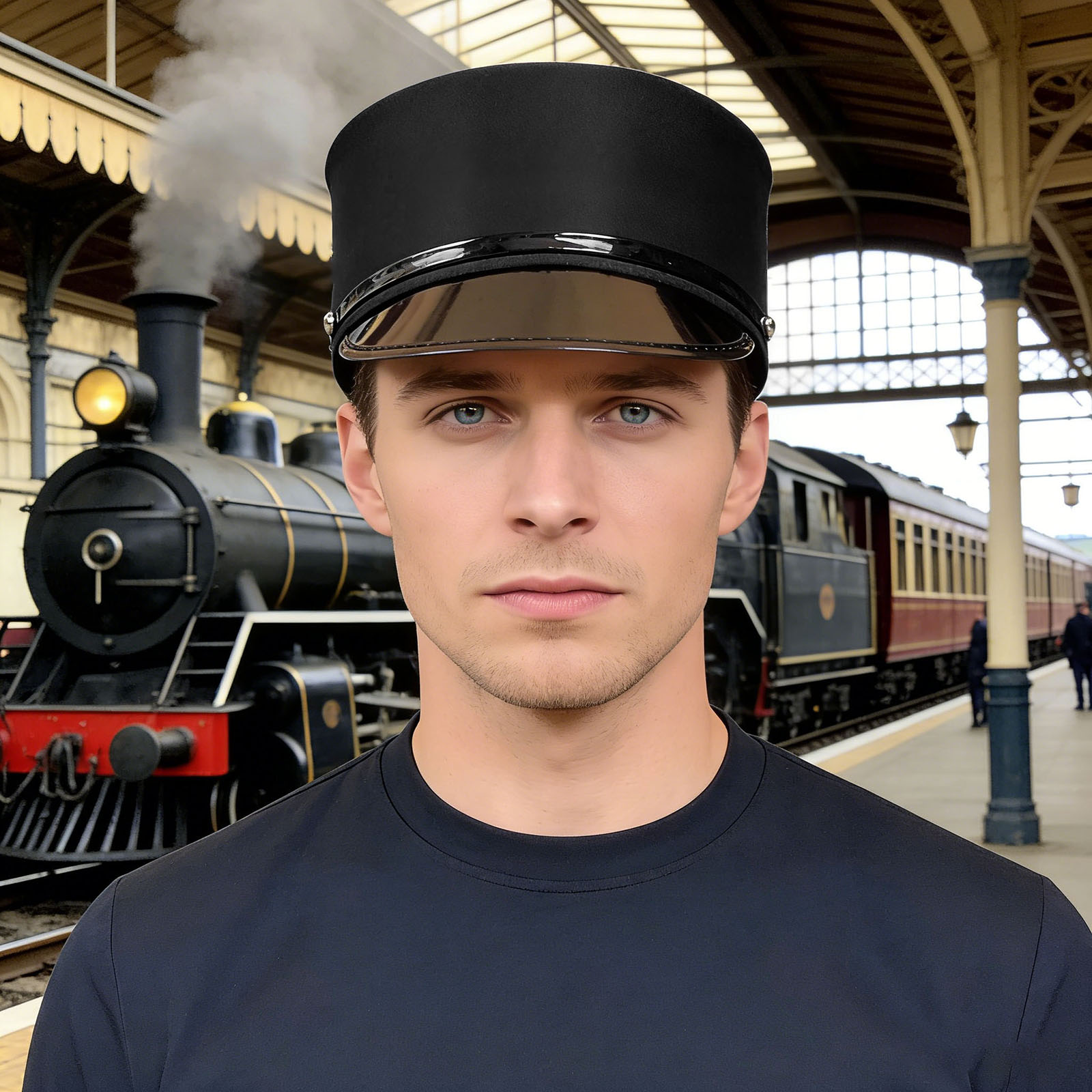 Train Engineer Conductor Drive - مراجعة Anime Cosplay Face وسعره