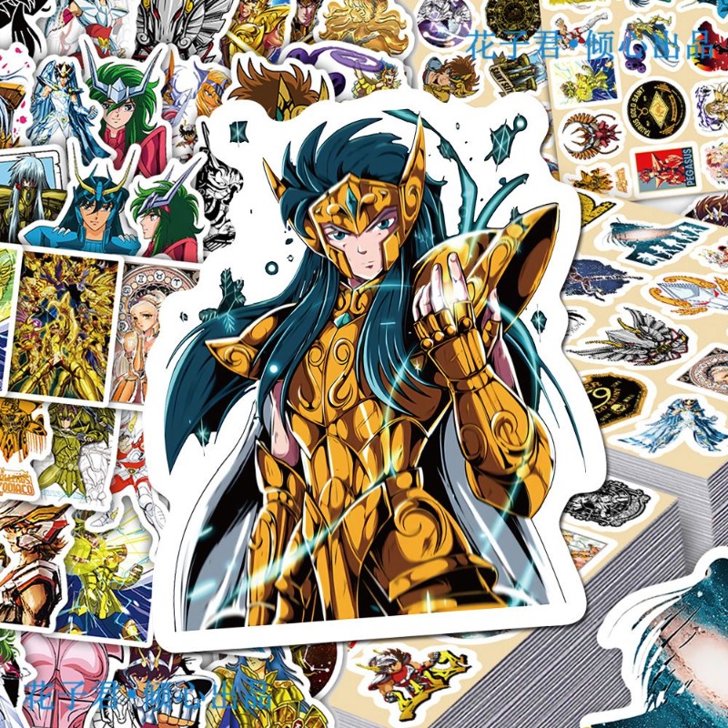 101Pcs Saint Seiya Anime Stick - مراجعة Anime Cosplay Manga وسعره