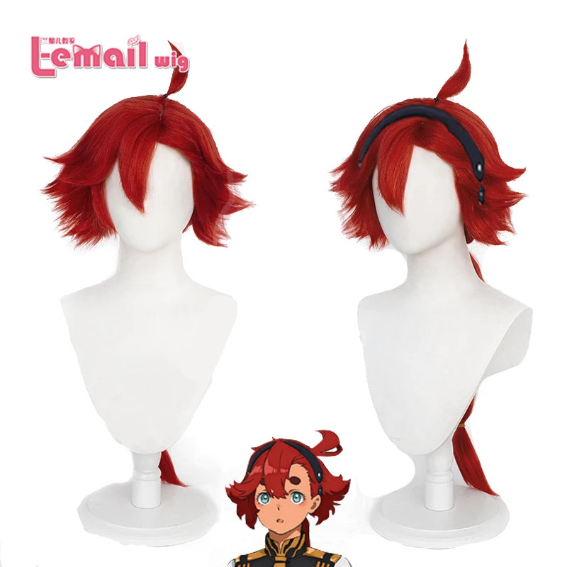 zizi 2025 L-email Synthetic Ha - مراجعة Anime Cosplay Red Hair وسعره