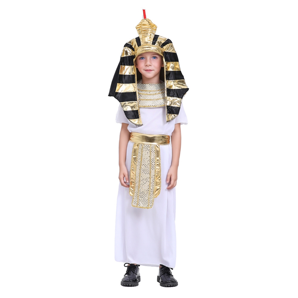 4-10Y Kids Egyptian Costumes S - مراجعة Egypt Cosplay Anime وسعره