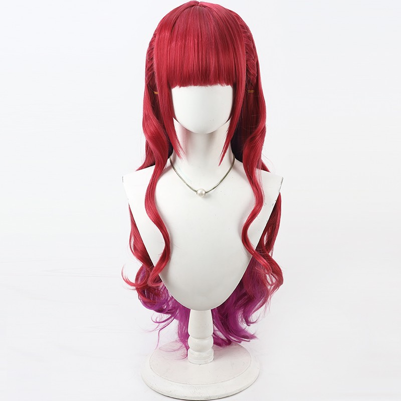 Houshou Marine Cosplay Wig Vtu - مراجعة Anime Cosplay Red Hair وسعره