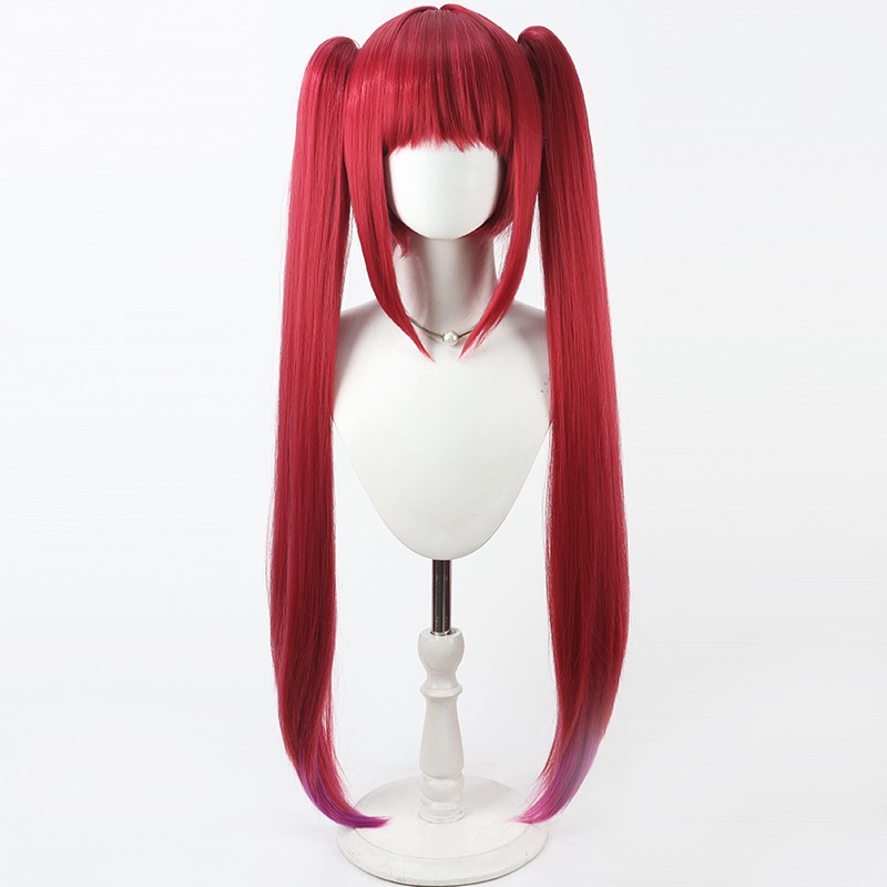 Houshou Marine Cosplay Wig Vtu - مراجعة Anime Cosplay Red Hair وسعره