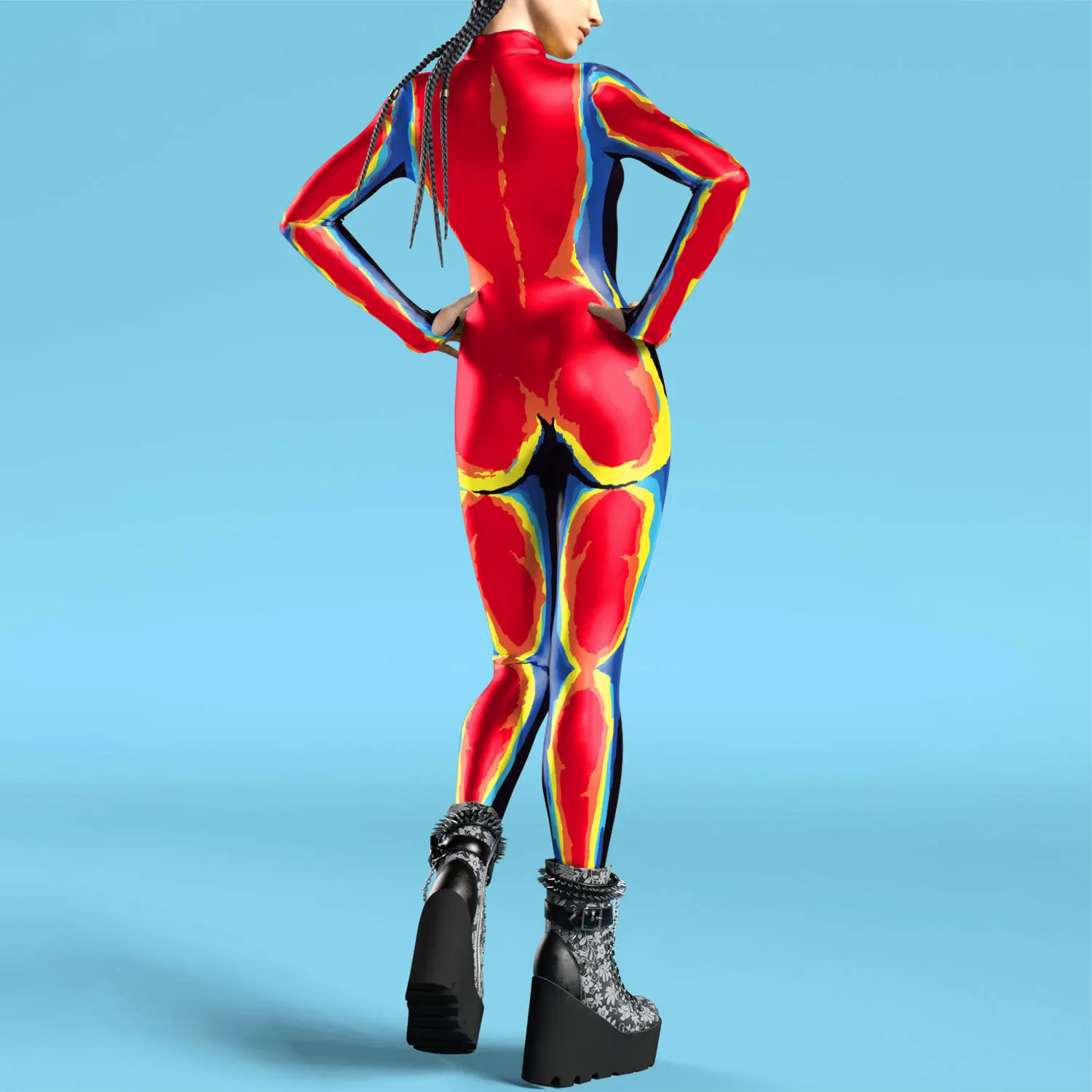 Women 3D Print Zentai Bodysuit - مراجعة Anime Cosplay Images وسعره