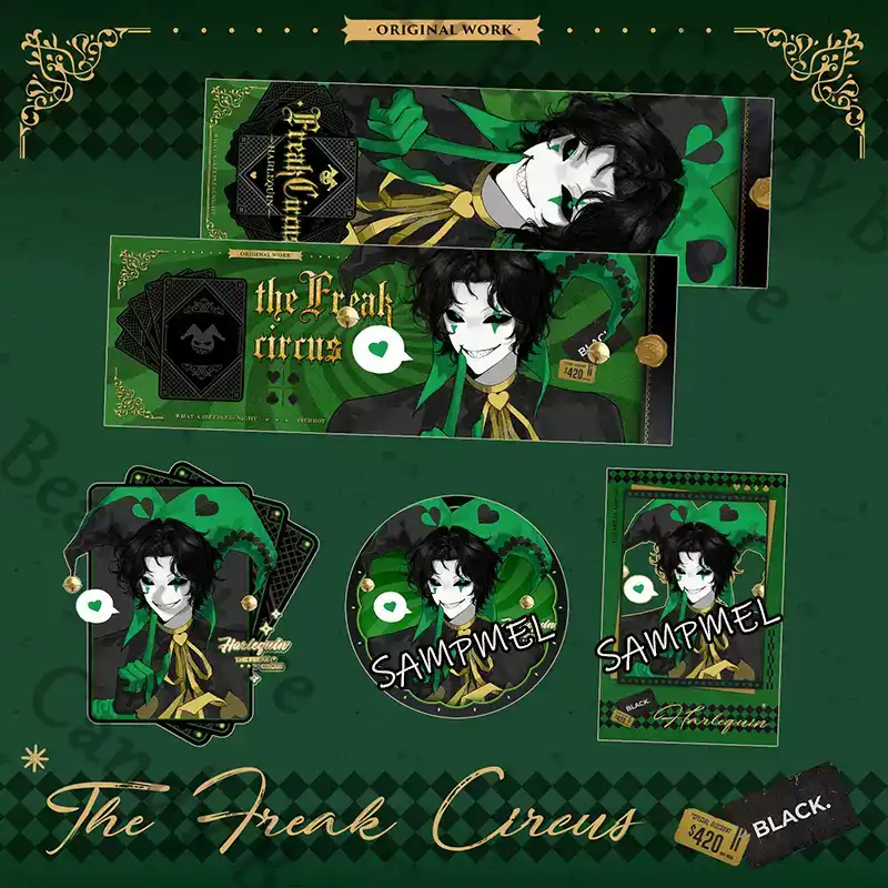 Anime ‌The Freak Circus Pierro - مراجعة Anime Cosplay Images وسعره
