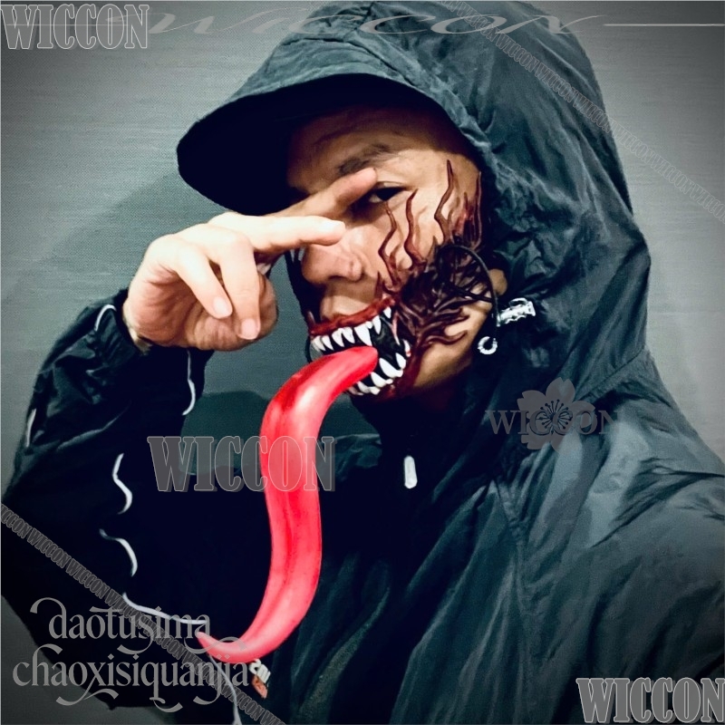 Anime Cosplay Horror Black Dem - مراجعة Anime Cosplay Face وسعره