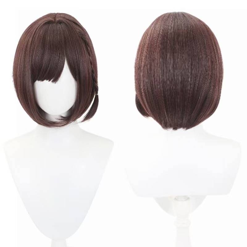 Synthetic Long Pink Wig Inspir - مراجعة Anime Cosplay Drawing وسعره