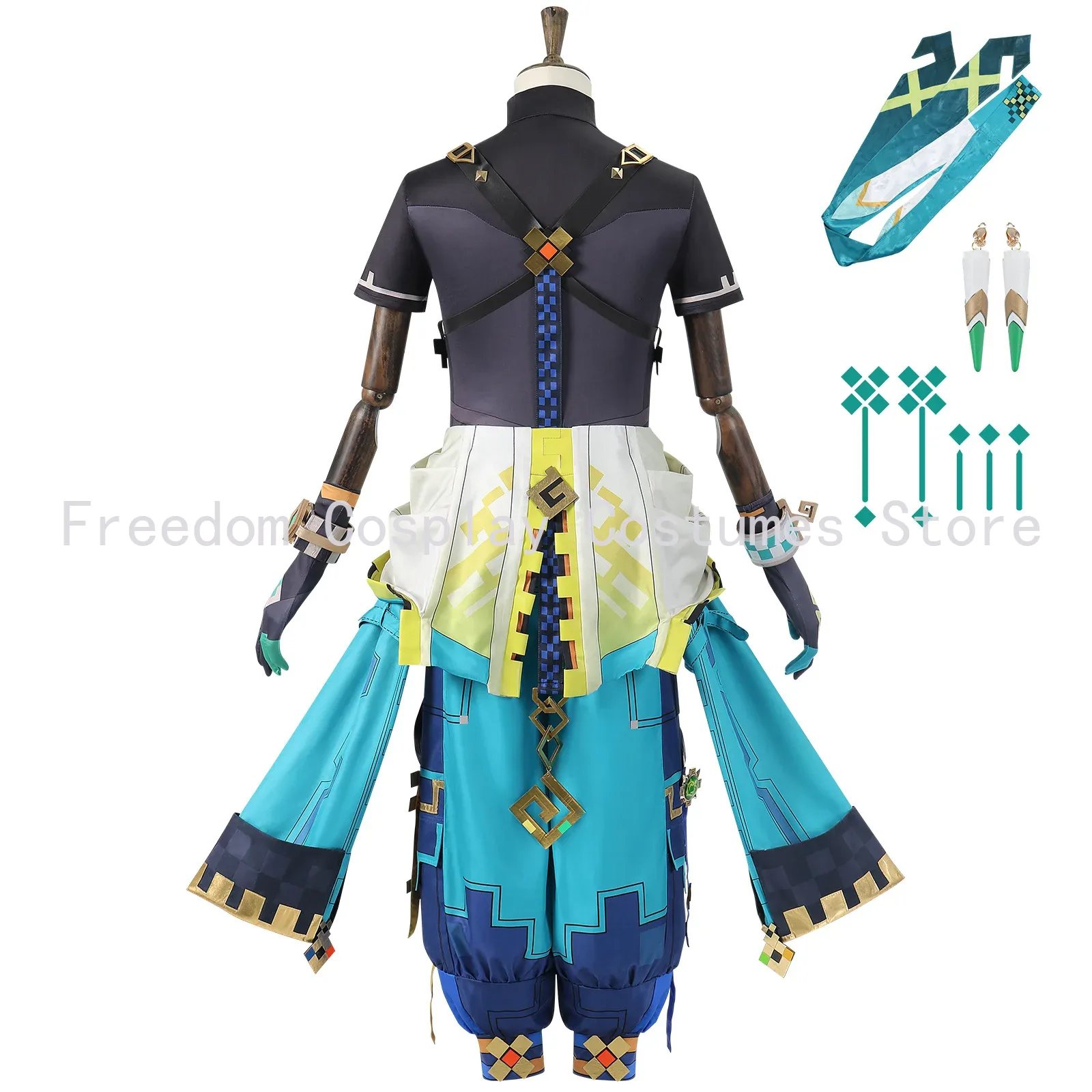 Game Genshin Impact Kinich Cos - مراجعة Anime Cosplay Waifu وسعره