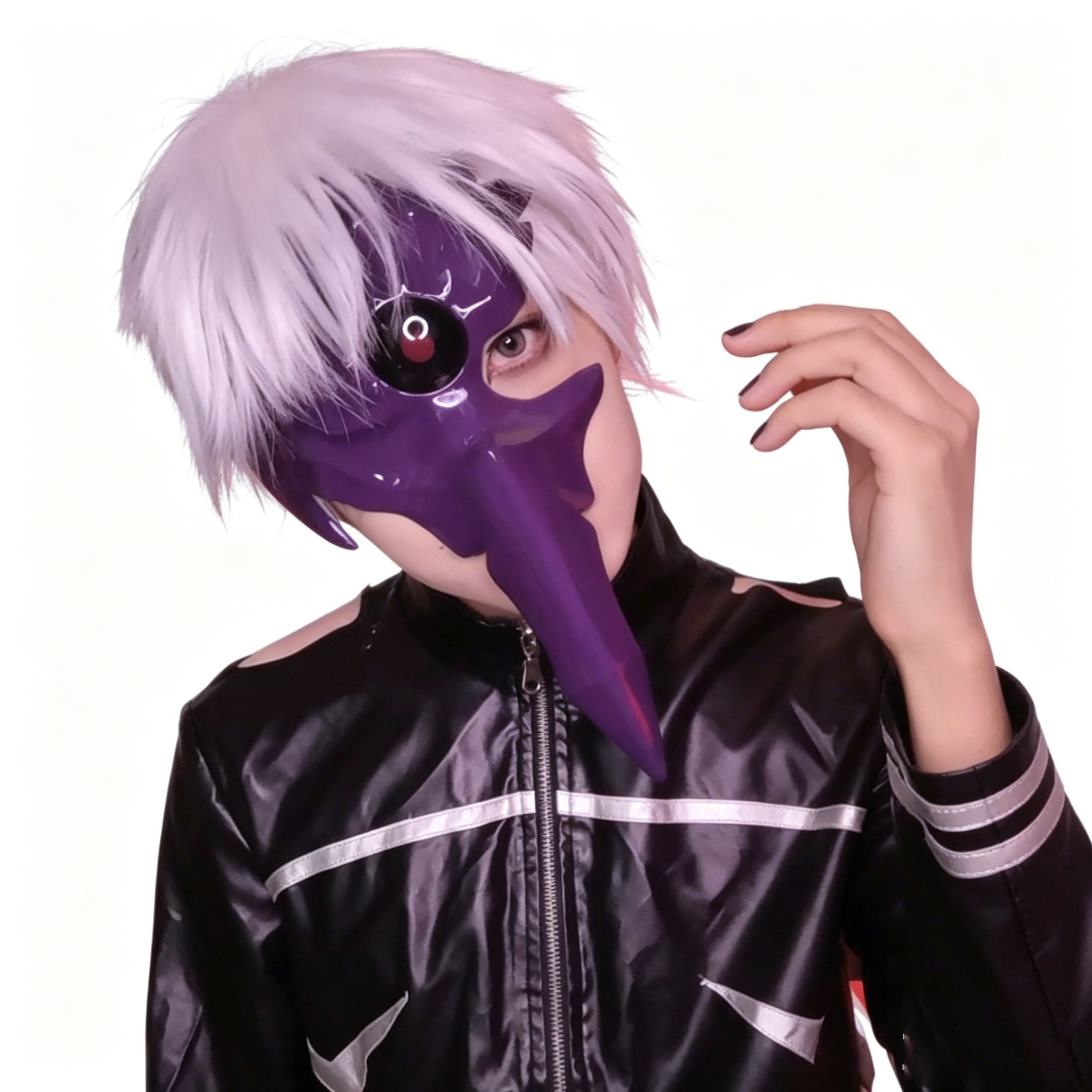 Anime Kaneki Ken Centipede Fac - مراجعة Anime Cosplay Face وسعره