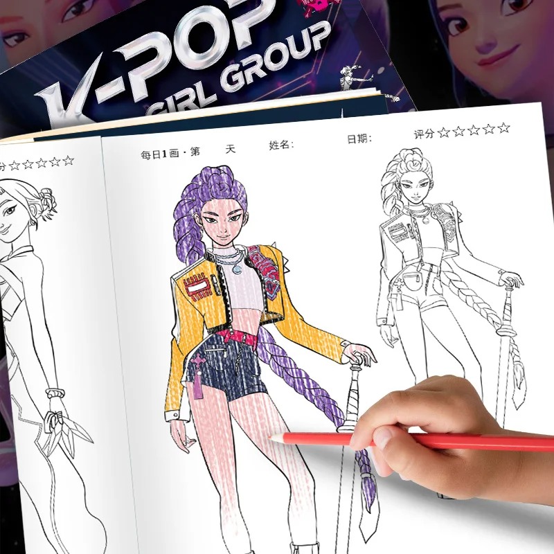 Coloring Books Anime Cartoon L - مراجعة Anime Cosplay Drawing وسعره