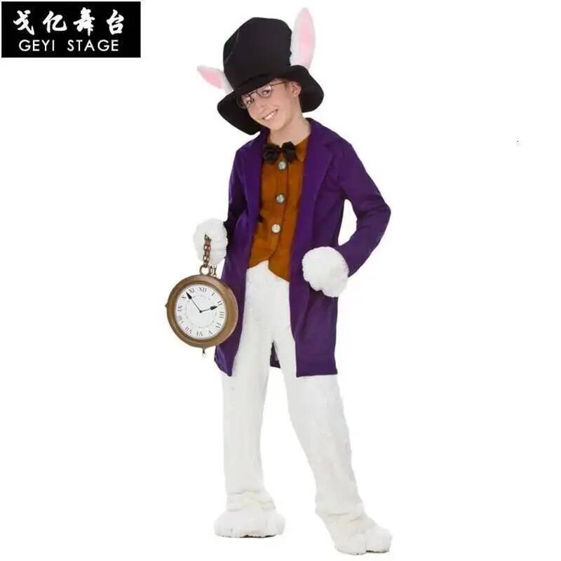 Alice Clothes White Child Rabb - مراجعة Anime Cosplay Boy وسعره