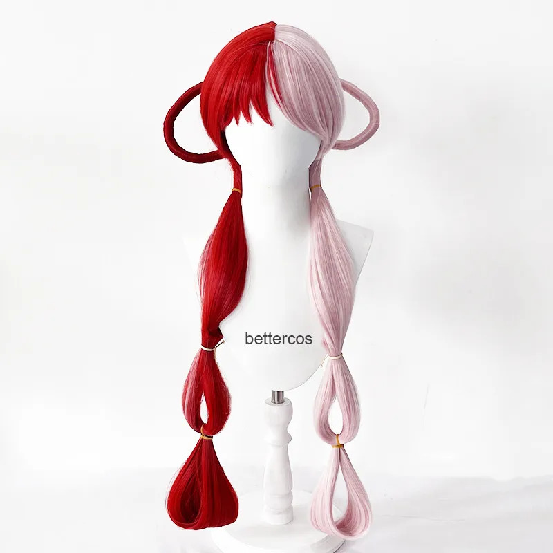 CyUta Cosplay Wig Anime Uta Re - مراجعة Anime Cosplay Red Hair وسعره