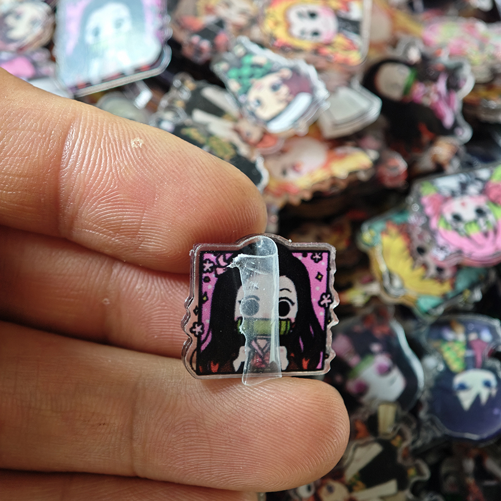 50pcs/set Demon Slayer Anime R - مراجعة Anime Cosplay Images وسعره