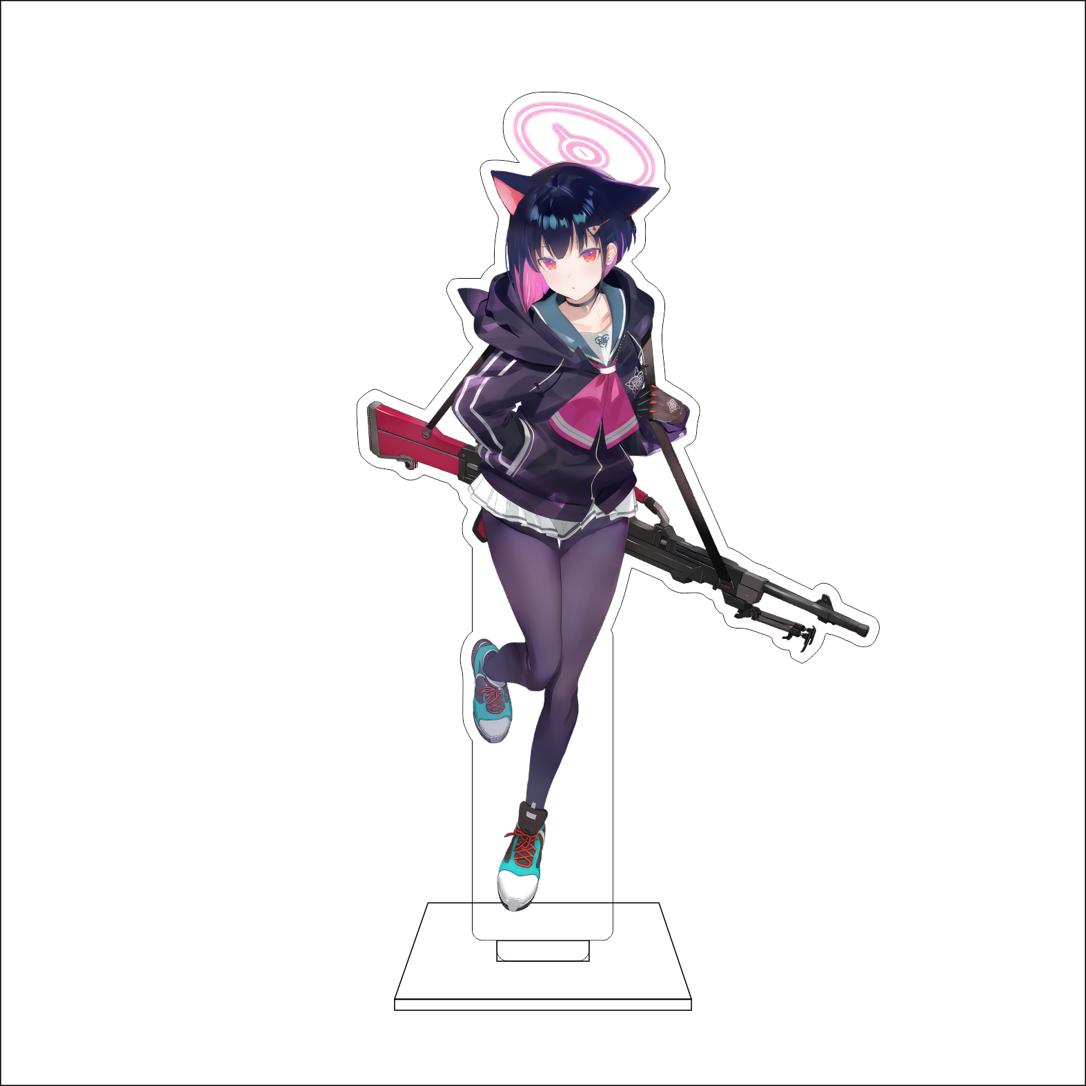 16CM Anime Blue Archive Cospla - مراجعة Anime Cosplay Props وسعره