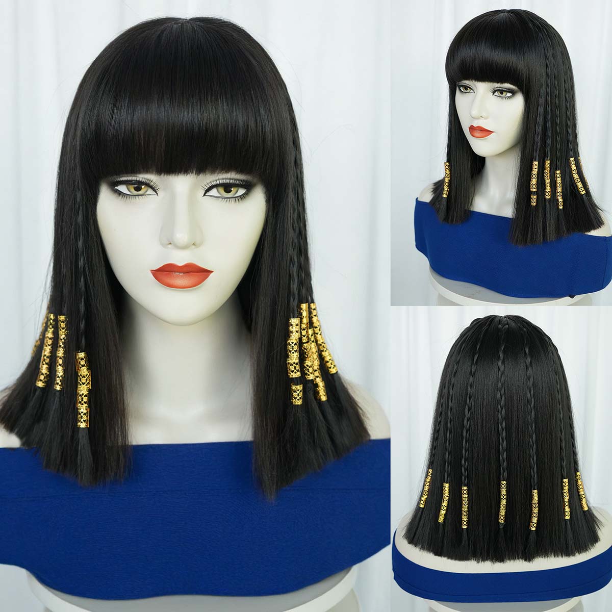 Fashion Wig Women Halloween Co - مراجعة Egypt Cosplay Anime وسعره