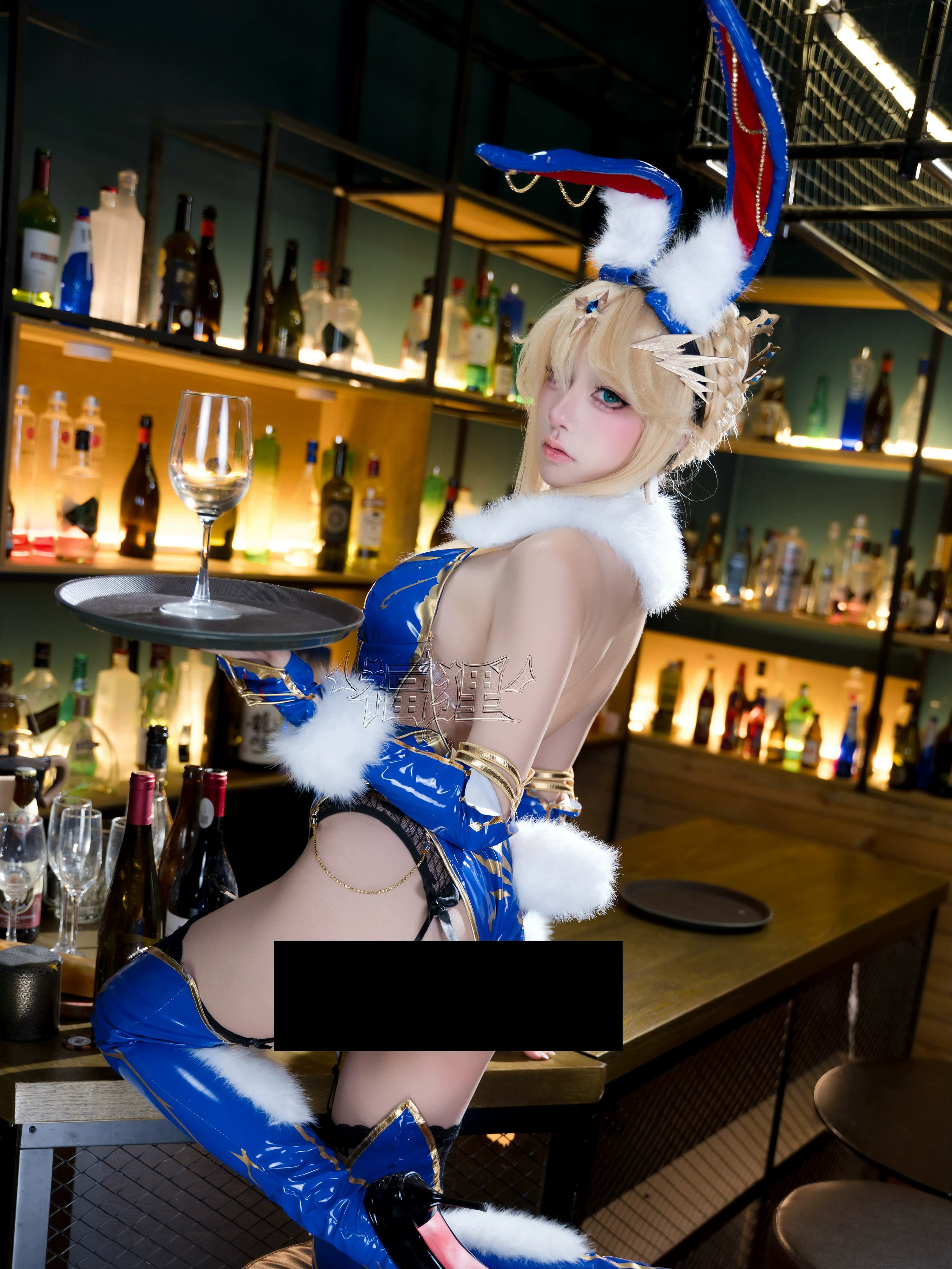 FGO Lancer Artoria Bunny Girl  - مراجعة Anime Cosplay Girls وسعره