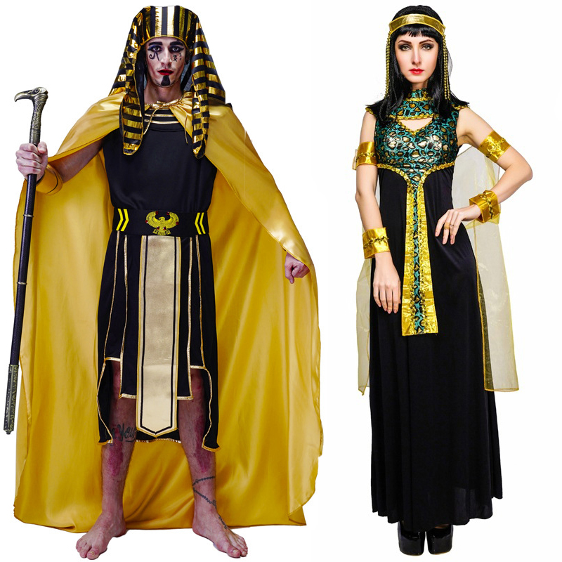 Halloween Men Ancient Egyptian - مراجعة Egypt Cosplay Anime وسعره
