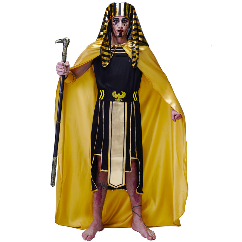 Halloween Men Ancient Egyptian - مراجعة Egypt Cosplay Anime وسعره
