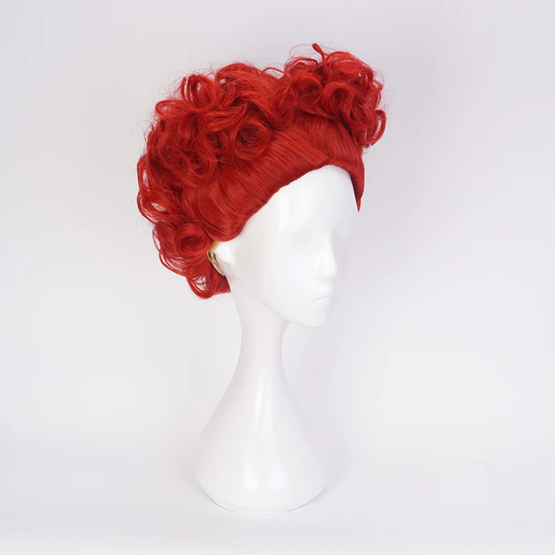 Alice Red Queen Cosplay Wig Qu - مراجعة Anime Cosplay Red Hair وسعره
