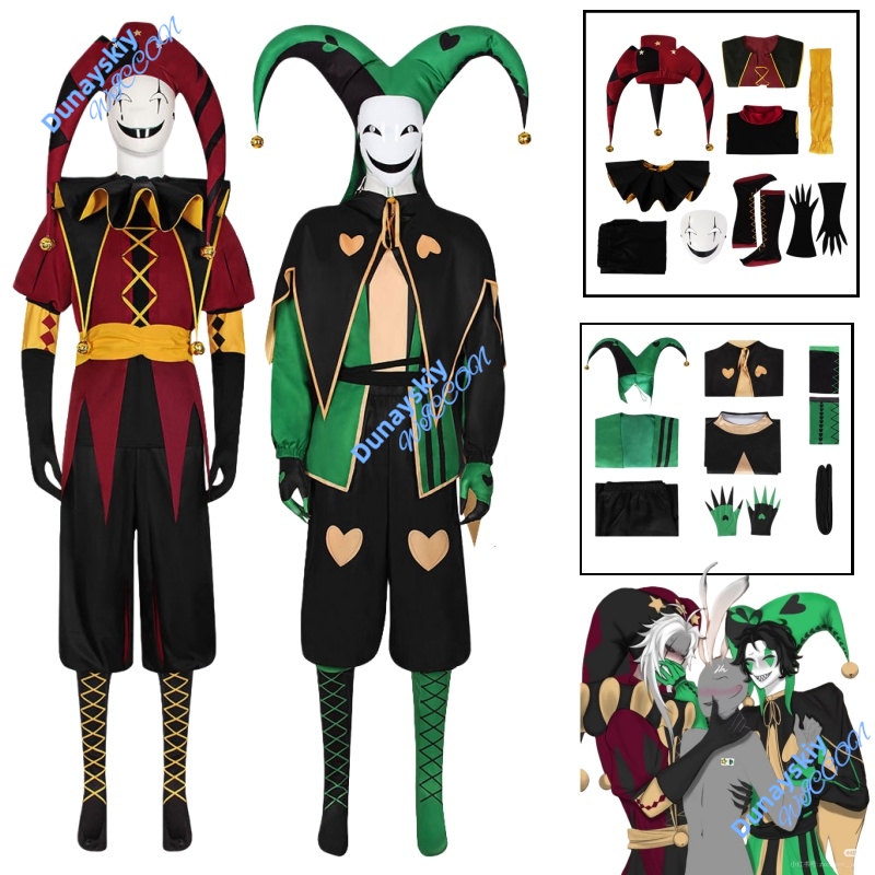 Mens Freak Circus Pierrot Clow - مراجعة Anime And Cosplay Expo 2025 وسعره