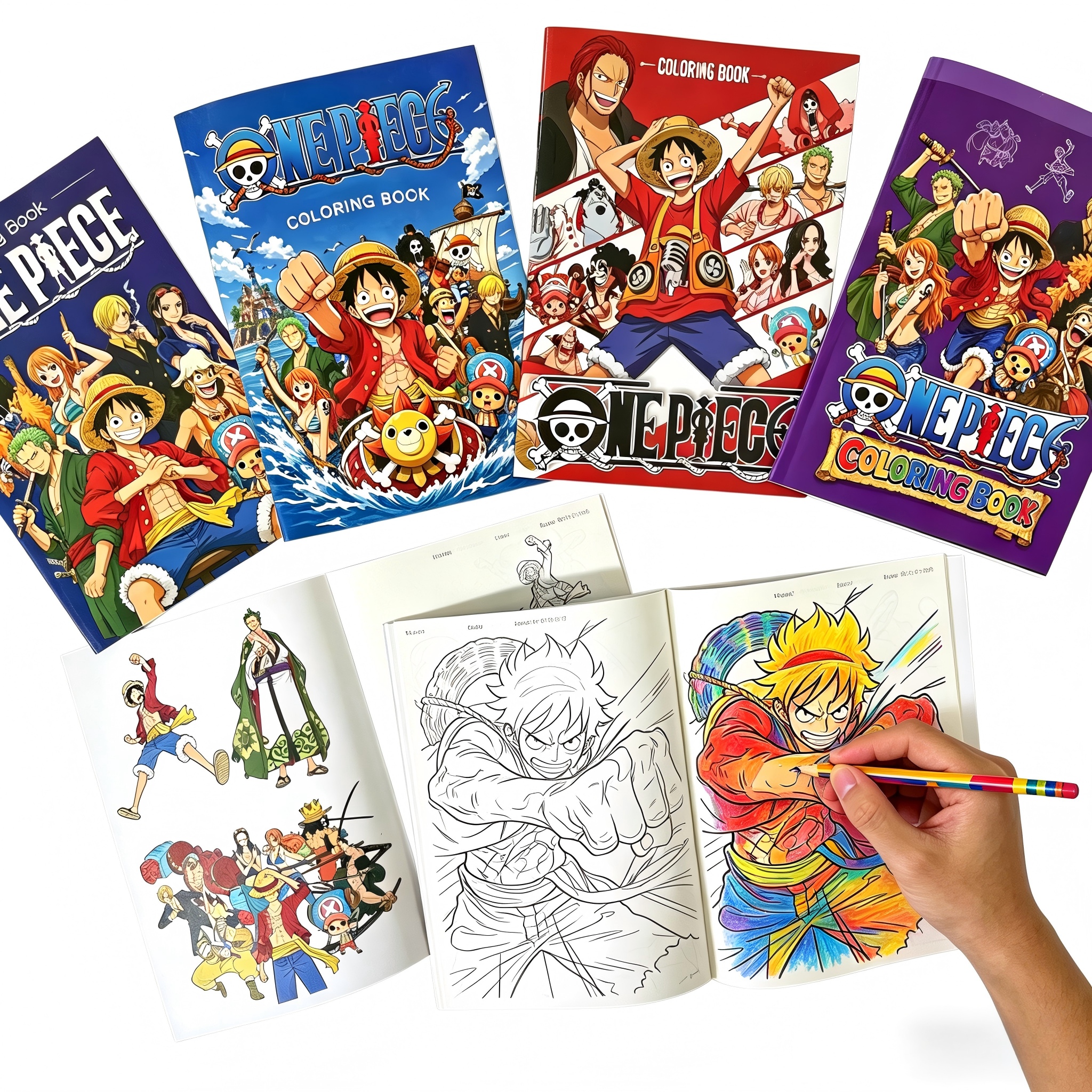 Anime One Piece Coloring Book  - مراجعة Anime Cosplay Drawing وسعره