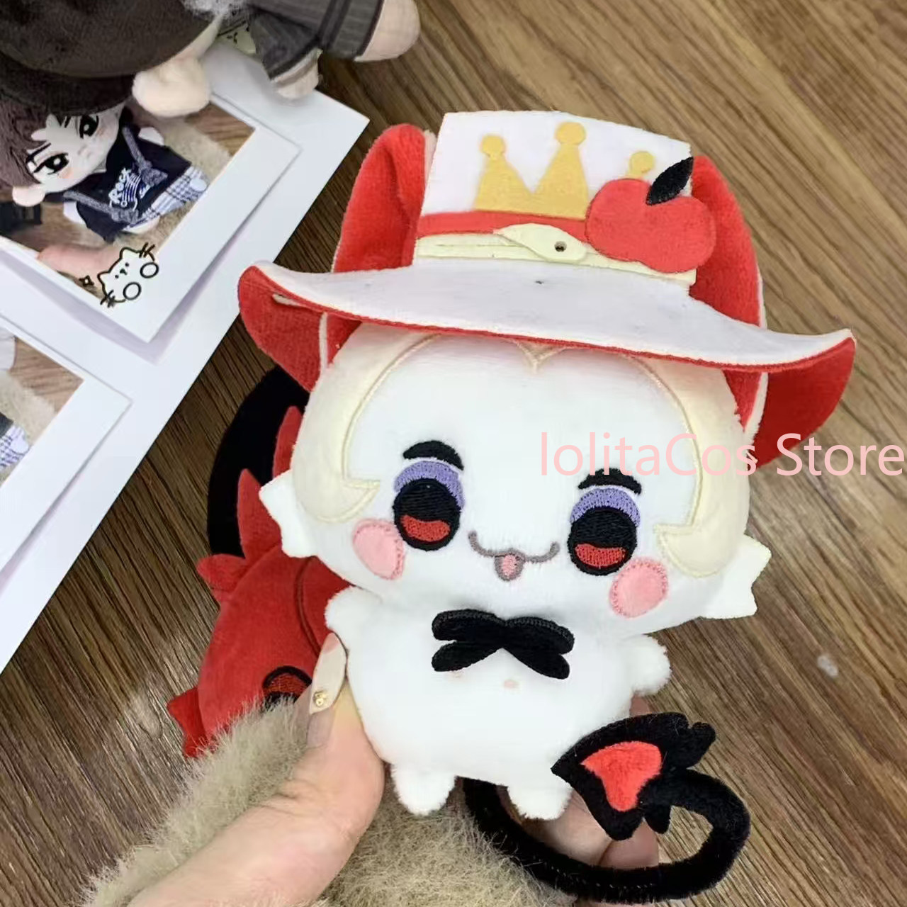 10cm New Hazbin Hotel Alastor  - مراجعة Anime Doll Cosplay وسعره