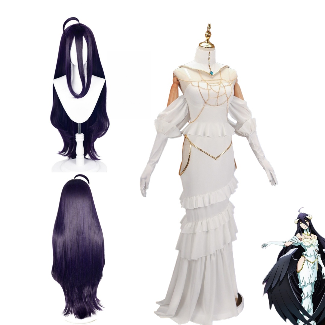 Overlord Arubedo Pure-White De - مراجعة Anime Cosplay Waifu وسعره