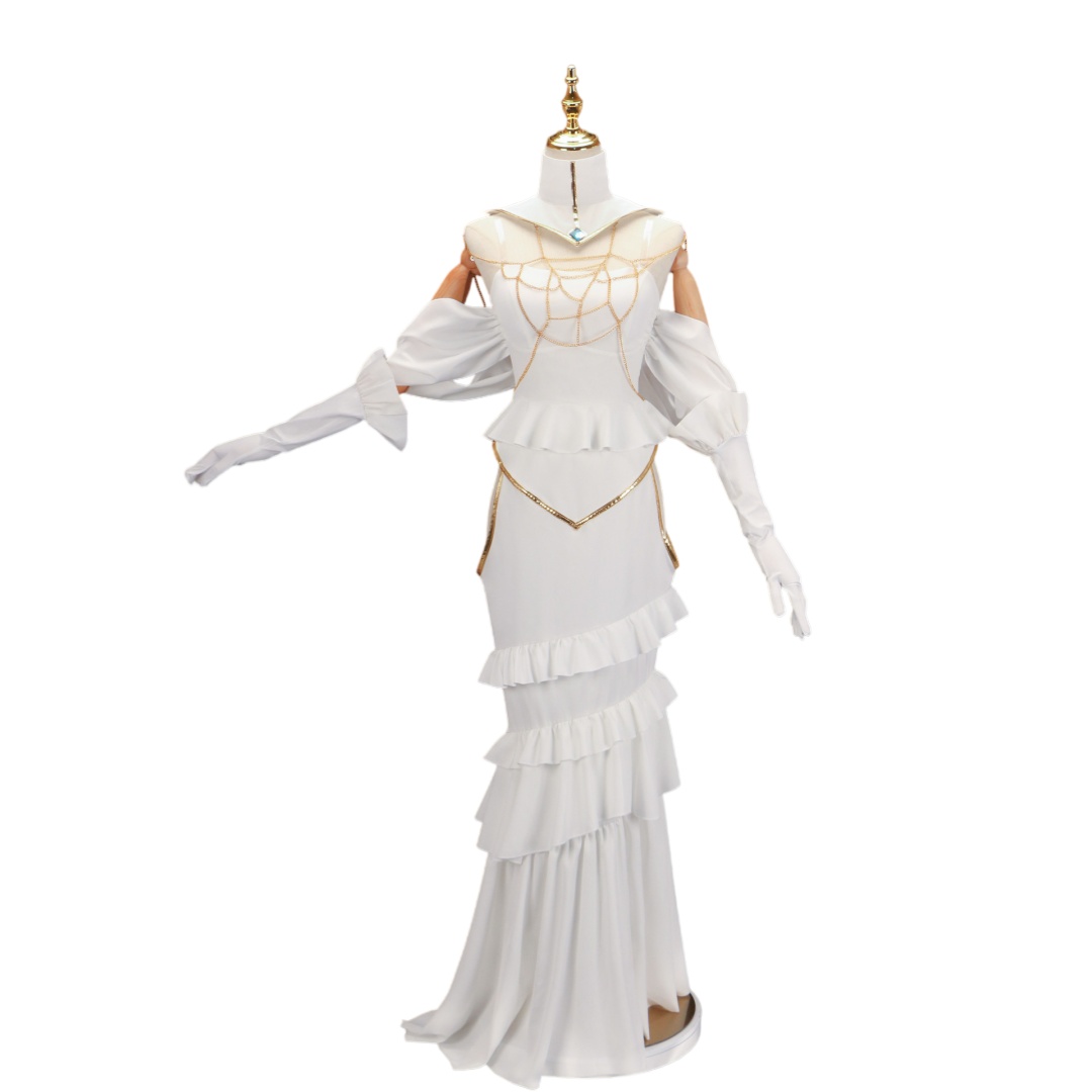 Overlord Arubedo Pure-White De - مراجعة Anime Cosplay Waifu وسعره
