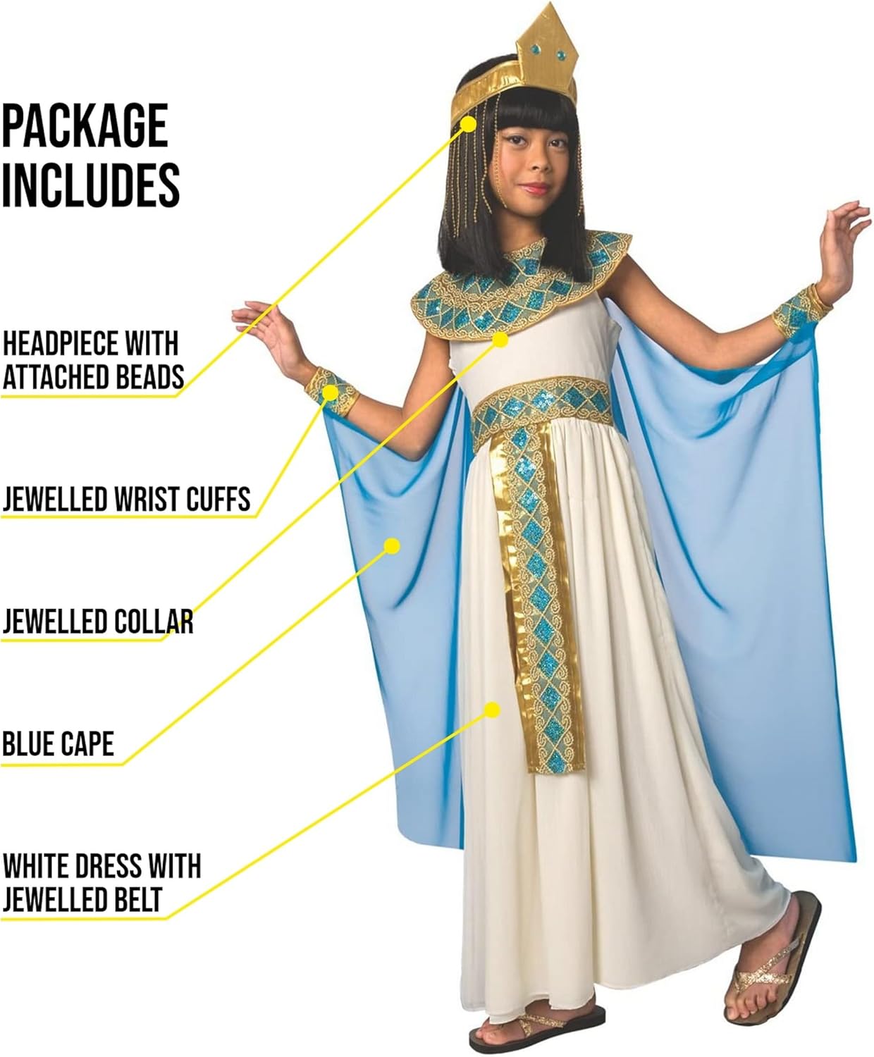 Morph  Cleopatra Costume Cleop - مراجعة Egypt Cosplay Anime وسعره