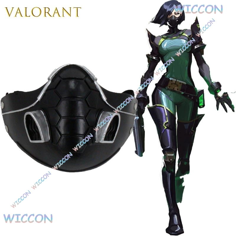 Valorant Viper Snake Mask Wig  - مراجعة Anime Cosplay Face وسعره
