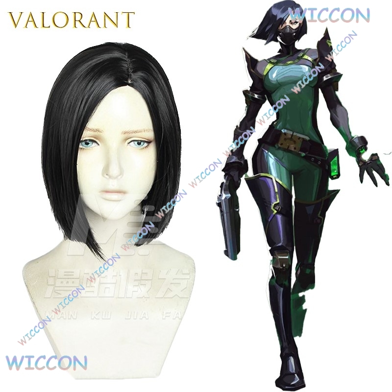 Valorant Viper Snake Mask Wig  - مراجعة Anime Cosplay Face وسعره