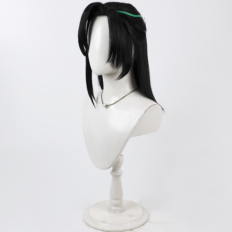 Sasanuki Cosplay Wig Touken Ra - مراجعة Cosplay Anime Black وسعره