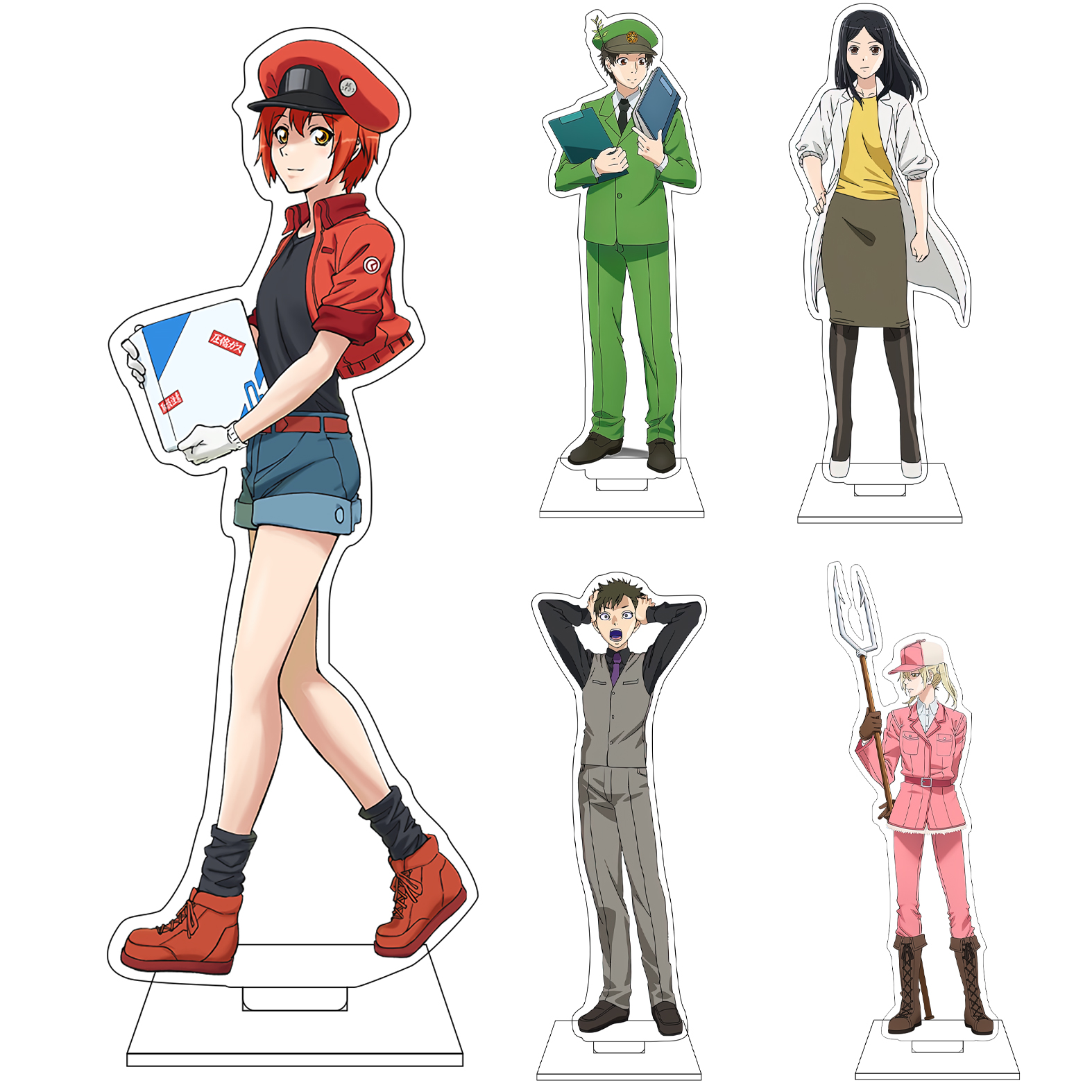 16CM Anime Cells at Work! Cosp - مراجعة Anime Cosplay Anime وسعره