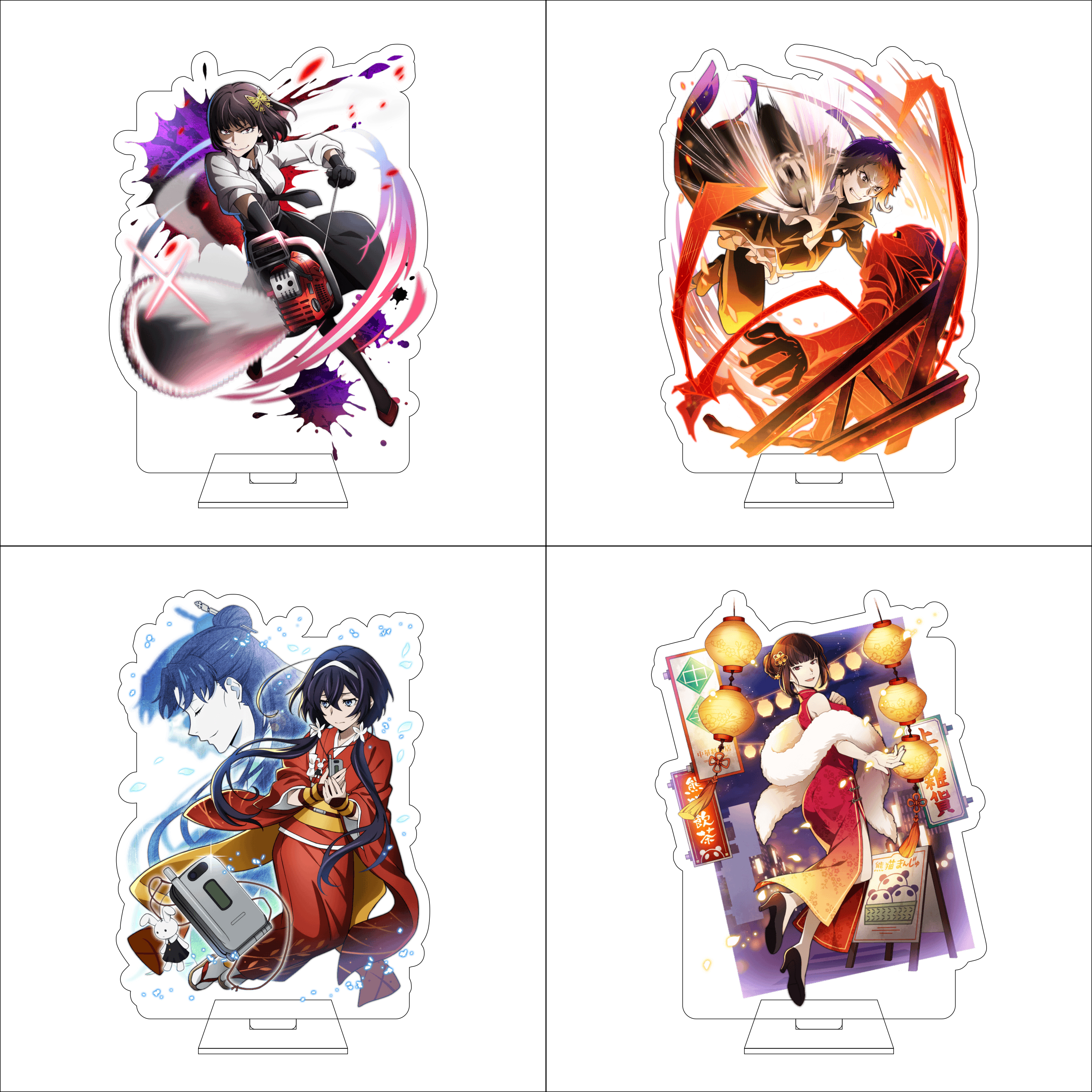 16CM Anime Bungo Stray Dogs Co - مراجعة Anime Cosplay Anime وسعره