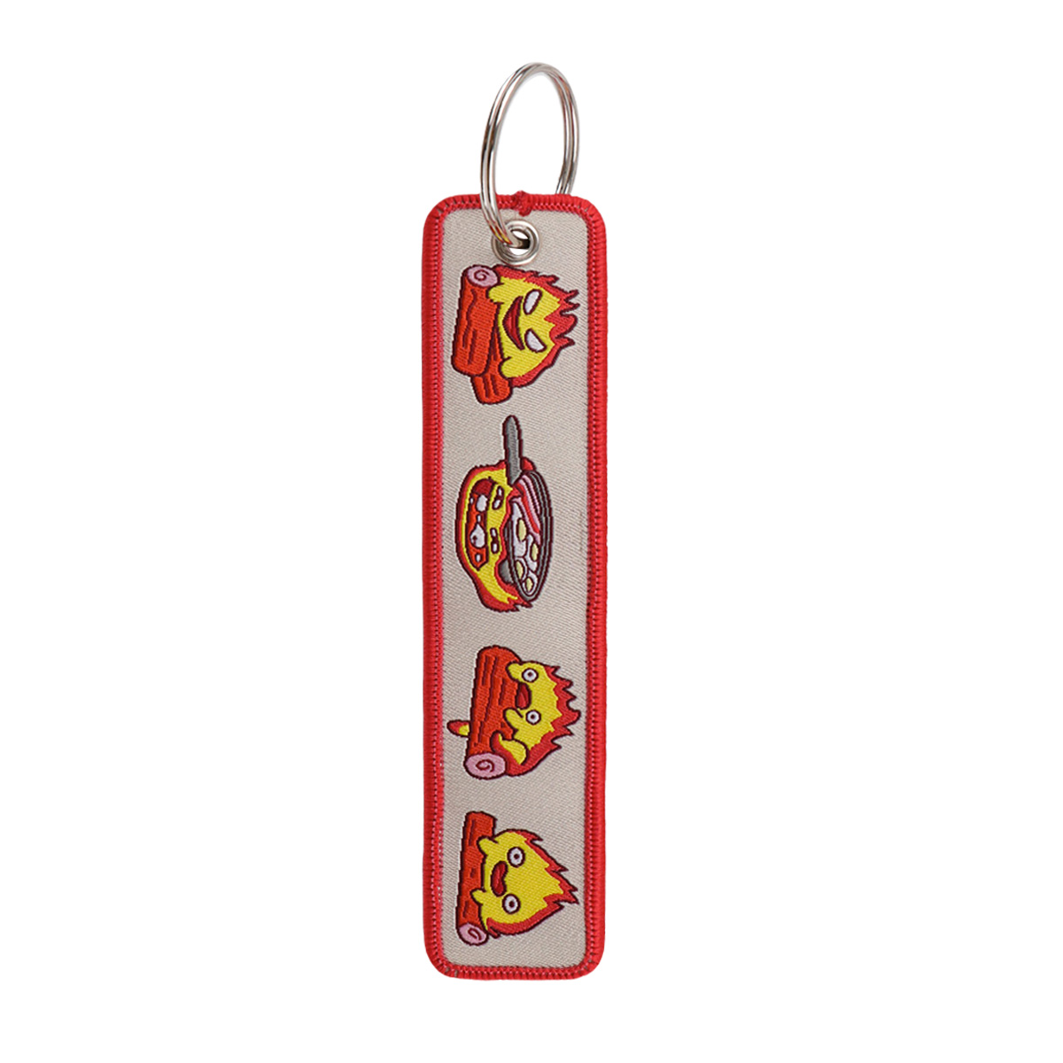 Anime Fire Embroidery Key Fobs - مراجعة Anime Cosplay Face وسعره